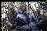 Water flowing out of dam, near Stjärnorp