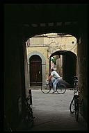 Local biker in Buonconvento