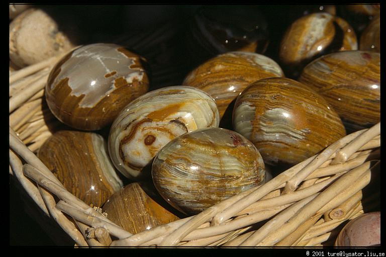 Alabaster eggs, San Gimignano