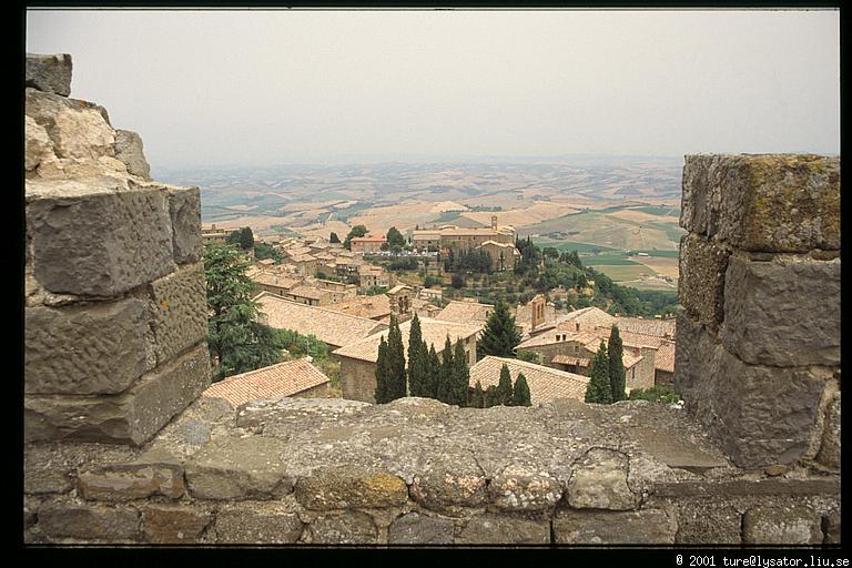 View from fortress of Montalcino