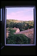 Farewell to Tuscany -- Hotel room window view