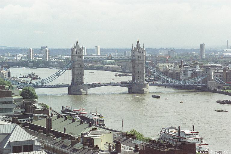 Tower Bridge, from the Monument, London