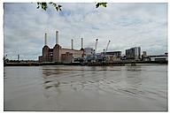 Battersea Power Station, from Grosvenor Road