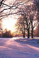 Winter afternoon, Stångån, Linköping