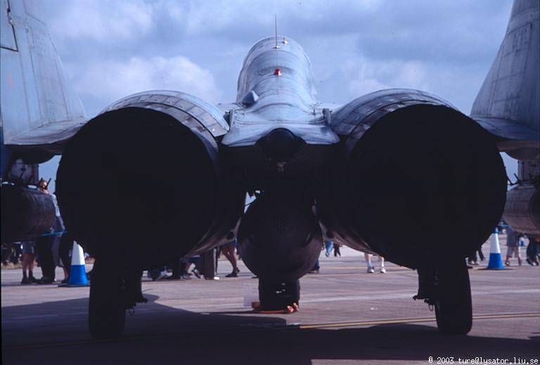 MiG-29, from behind