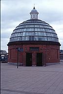 Greenwich foot tunnel entrance, south end