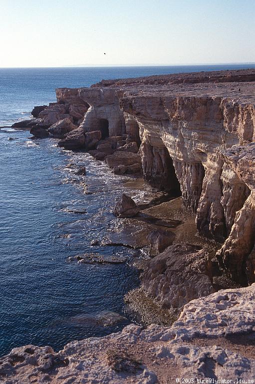 Sea caves, near Cavo Gkreko