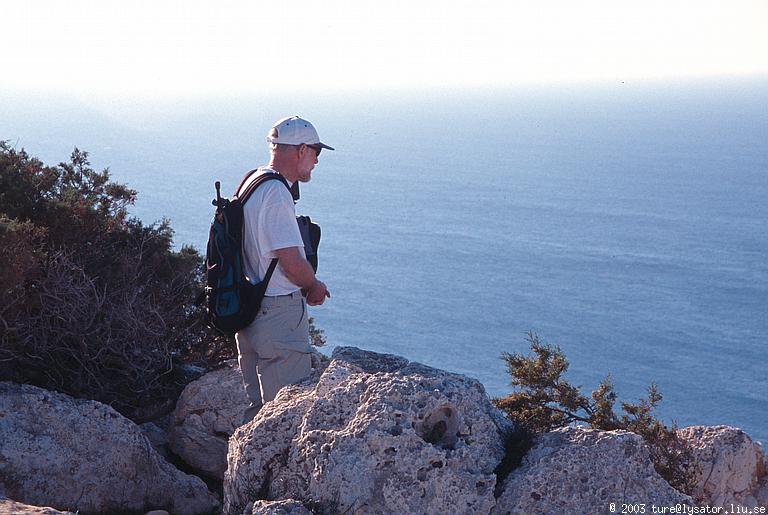 Dad at Cavo Gkreko